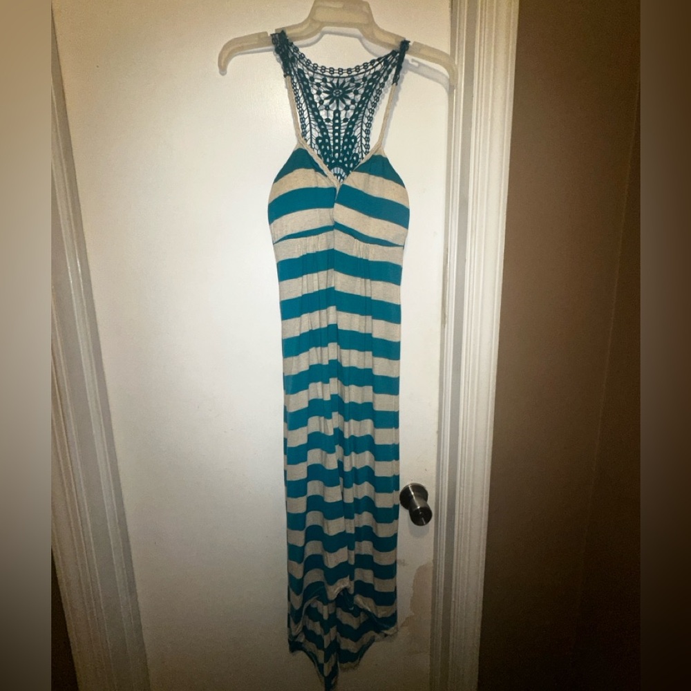 Striped maxi dress